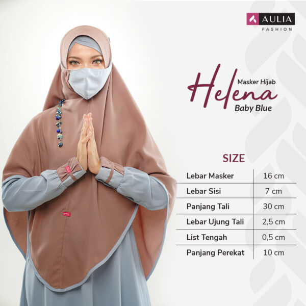 Masker Hijab Helena Baby Blue Aulia Fashion 2