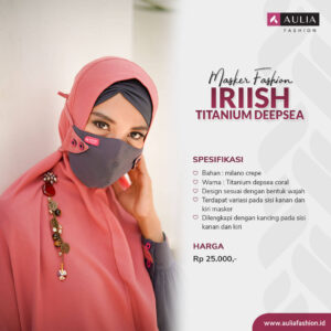 Masker Fashion Irish Titanium Deepsea 1