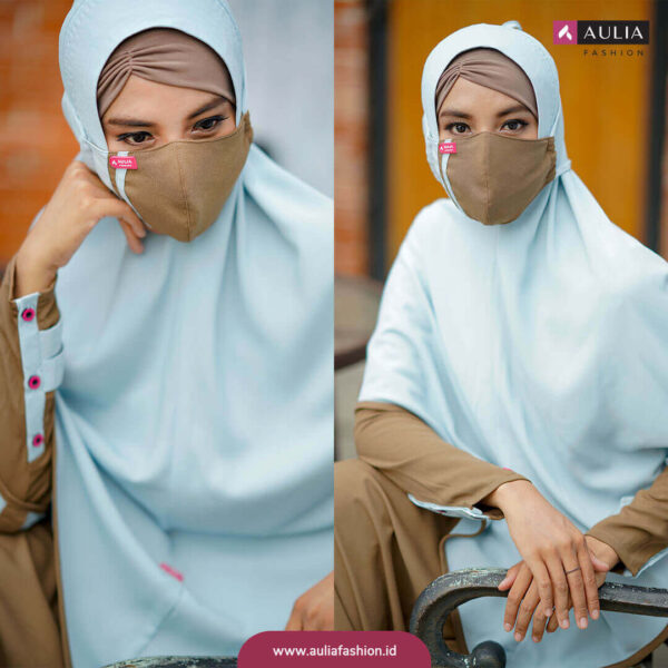 Masker Fashion Qaisya Linen by Aulia Fashion 2