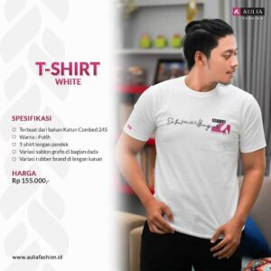 T-Shirt White by Aulia Fashion 1