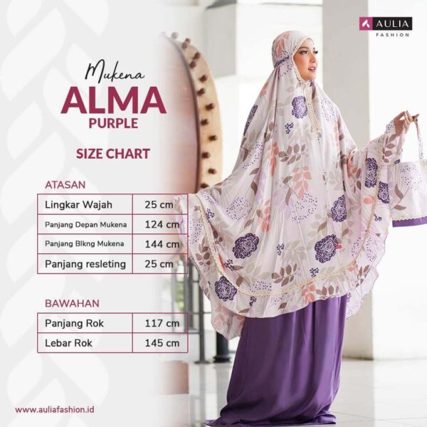 Mukena Alma Purple by Aulia Fashion 3