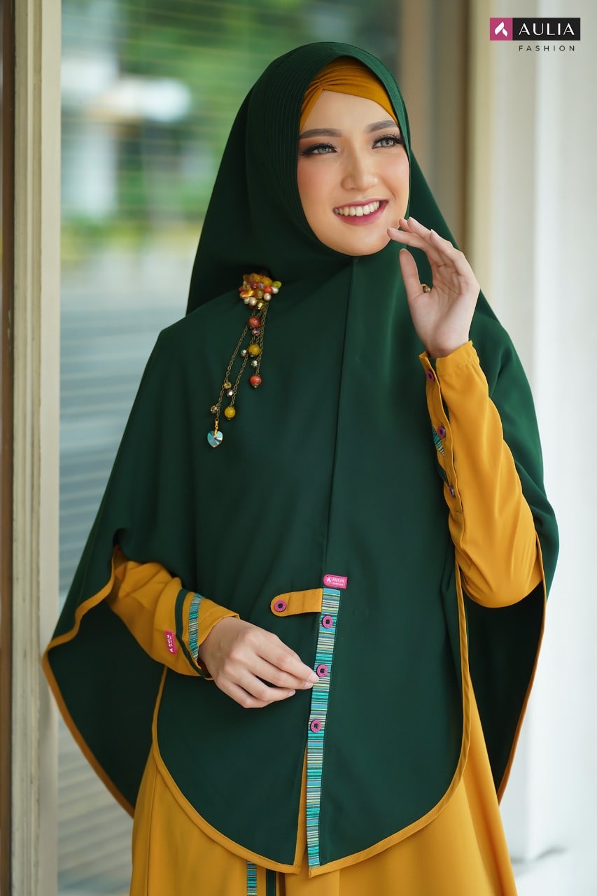 outfit sepedaan hijab