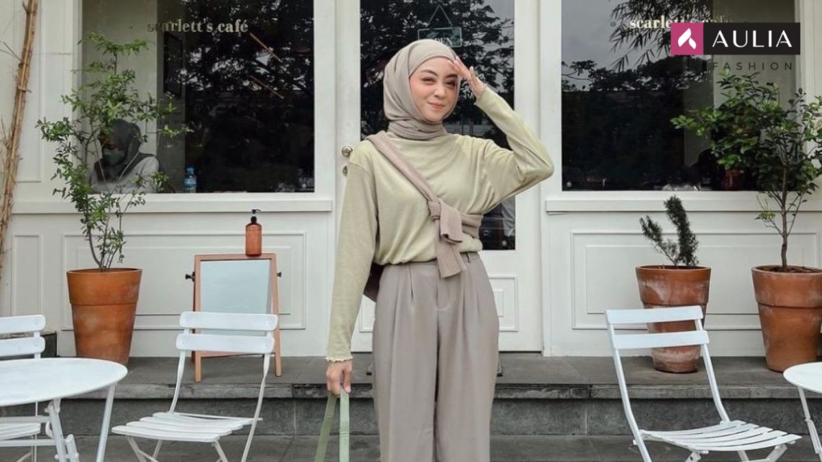 outfit hangout hijab simple